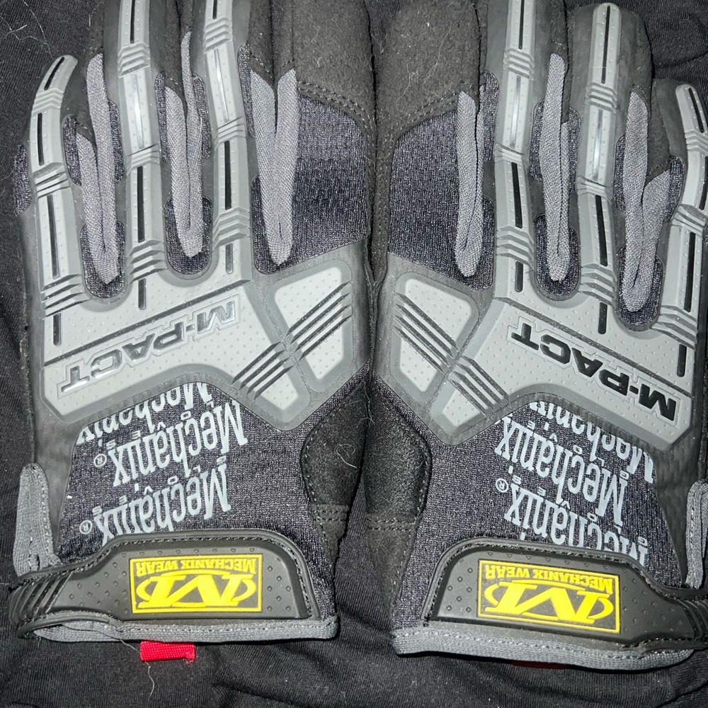M-Pact Men's Black Tactical Gloves